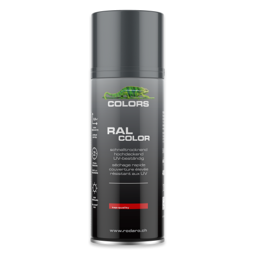 COLORS Sprühlack - 400ml Spraydose - Farbtöne: RAL7001 - Silbergrau, Verpackung: 400ml