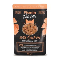 FITMIN Cat For Life lazacos alutasak ivartalanított macskáknak 85 g