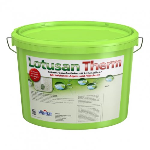 Silicone facade paint with lotus effect Lotusan® Therm