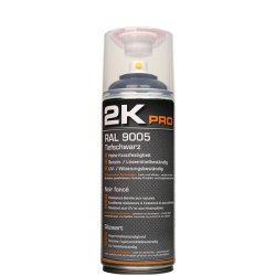 2K-PRO vopsea poliuretanică bicomponentă în spray | RAL 9005 negru, lucios