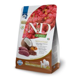 N&D dog QUINOA (GF) adult medium & maxi, skin & coat, venison & coconut 7kg