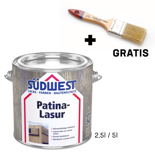 Lasure patinée pour bois à couche mince Patina-Lasur