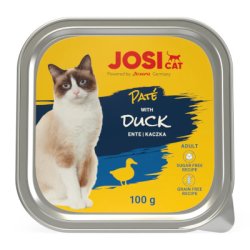 JOSICAT posudica Pašteta za mačke s patkom 100g