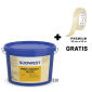 Peinture blanche professionnelle pour murs et plafonds SÜDWEST Profi Objekt Weiss
