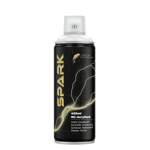 Acryl-Mattsprayfarbe SPARK – reinweiß 400 ml