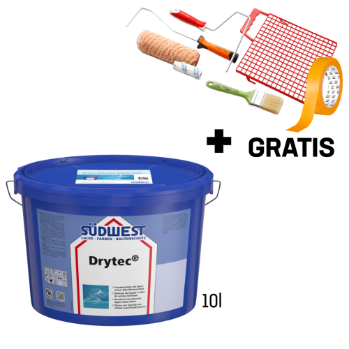 Univerzální rychleschnoucí vodoodpudivá matná fasádní barva SÜDWEST farba Drytec®
