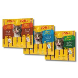 JOSICAT pamlsek Cat Meat Sticks 3-pack