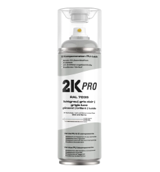 2K-PRO farba w sprayu dwuskładnikowa | RAL 7035 jasnoszary, błyszczący