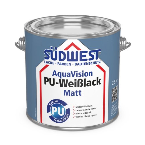 AquaVision PU-Weißlack Matt