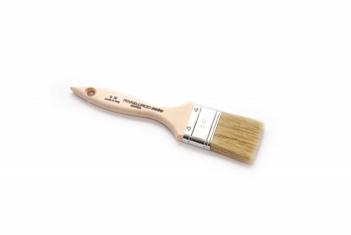 Flat brush - wooden handle - Brush dimension: 30mm / 15mm / 51mm (š,h,d)
