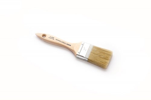 Pensulă plată - mâner din lemn - Dimensiunea pensulei: 50,8mm / 20mm / 64mm (š,h,d)