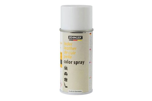Spray colorat pentru piele și piele ecologică 150 ml | crem alb