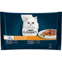 GOURMET Perle Multipack pulyka, tonhal, kacsa, bárány 4x85g