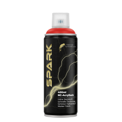 Akrylowa matowa farba w sprayu SPARK – ognista czerwień 400 ml