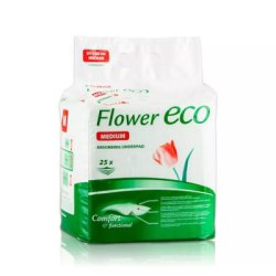 BATIST Flower ECO absorbčné podložky M - 60X60cm 25ks