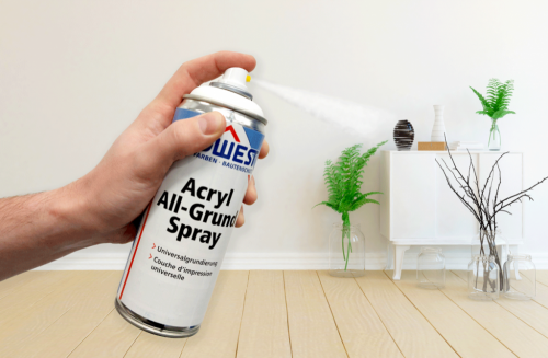Universal white primer spray SÜDWEST Acryl All-Grund Spray 400 ml