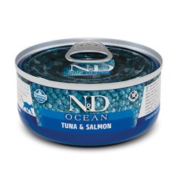 N&D Cat Ocean Tuna & Salmon konzerva 70 g