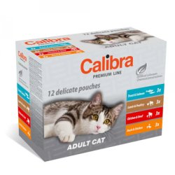 CALIBRA Cat tasakos eledel Premium Adult multipack 12x100 g