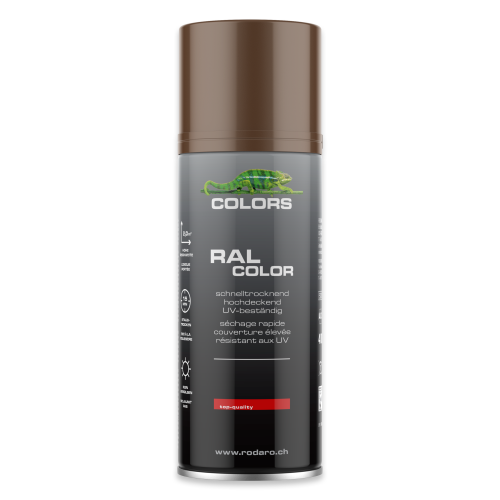 COLORS Sprühlack - 400ml Spraydose - Farbtöne: RAL7001 - Silbergrau, Verpackung: 400ml