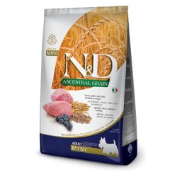 N&D dog AG Adult Mini Lamb, Spelt, Oats & Blueberry