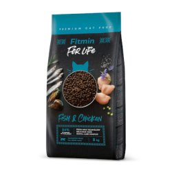 FITMIN For Life cat Adult Fish and Chicken 8kg