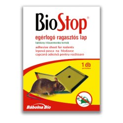 BIOSTOP lepová pasca na hlodavce 1ks