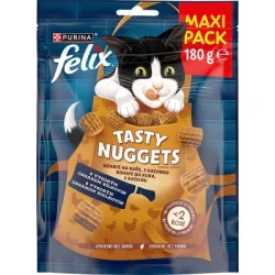 FELIX Schmackhafte Nuggets reich an Huhn, mit Ente 180g