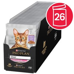 PURINA PRO PLAN Cat DELICATE pulyka szószban 26x85g
