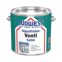 Saténová farba na drevené okná SÜDWEST AquaVision® Venti Satin