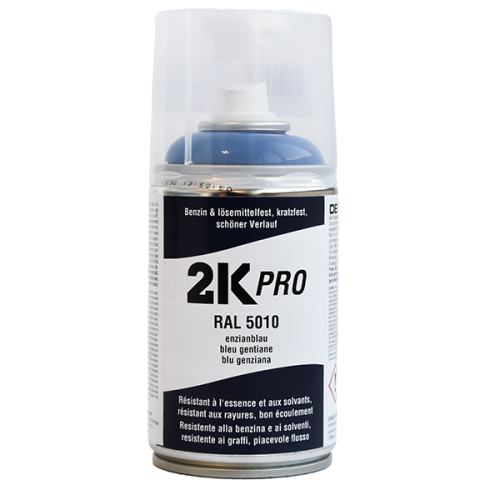 Peinture PU 2K-Pro bleu gentiane | RAL 5010 brillant