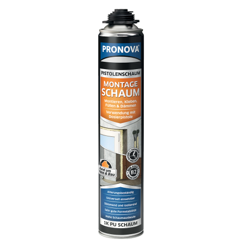 Piana montażowa pistoletowa PRONOVA Montage Schaum 1K PU 750 ml