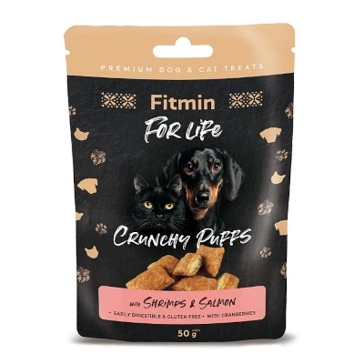 FITMIN For Life Cat biscuits with salmon & chicken 50g