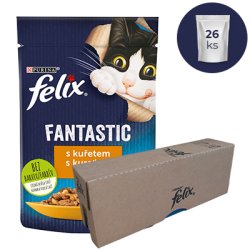 FELIX Fantastic csirkével, zselében 26x85g