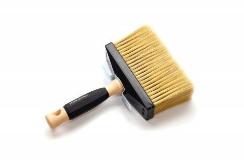 Flat brush - non-slip rubber handle