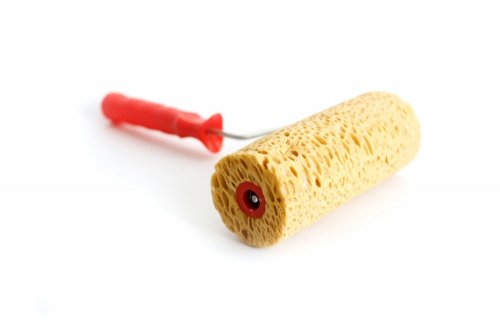 Synthetic sponge roller 200mm with plastic handle