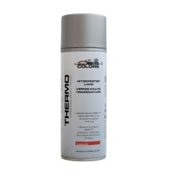 Heat-resistant spray paint silver - 400 ml high-temperature spray can