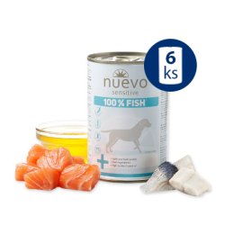 NUEVO Sensitive Fish kutyatáp 6x375g