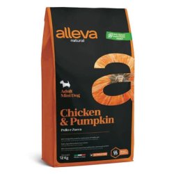 ALLEVA NATURAL dog Adult mini Chicken & Pumpkin 12kg