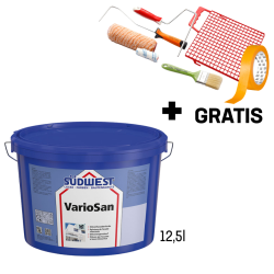 Pittura per facciate al silicone con protezione contro alghe e muffe SÜDWEST VarioSan®