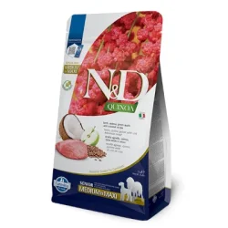 N&D dog QUINOA (GF) senior med/max lamb, green apple and coconut 2kg