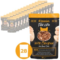 FITMIN Cat For Life pileća vrećica za mačke 28x85 g