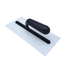 White PVC trowel with plastic handle 28 x 13 cm