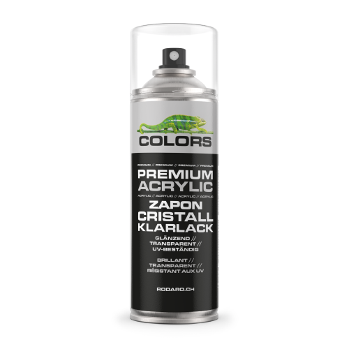 Zapon Cristall colorless glossy spray varnish - 400ml