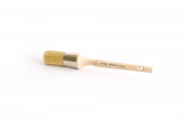 Round brush - wooden handle