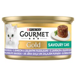 GOURMET Gold Savoury Cake s jahňacím a zelenými fazuľkami 85g