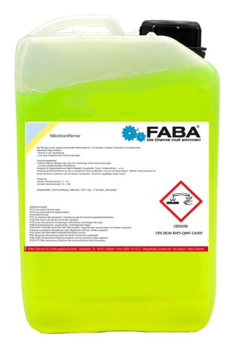 Îndepărtarea nicotinei FABA Nikotinentferner 5 L