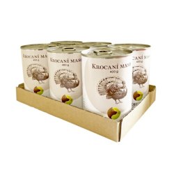 BOHEMIA Morčacie mäso vo vlastnej šťave 6x400g