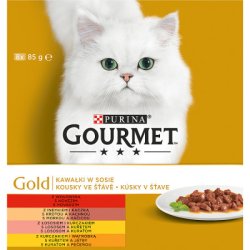 GOURMET Gold Multipack falatkák szószban 8 x 85 g