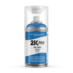 2K-PRO PU vopsea poliuretanică bicomponentă în spray albastru cer | RAL 5015 lucios
