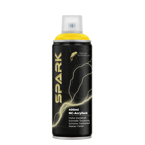 Acryl-Mattsprayfarbe SPARK – Blitzgelb 400 ml